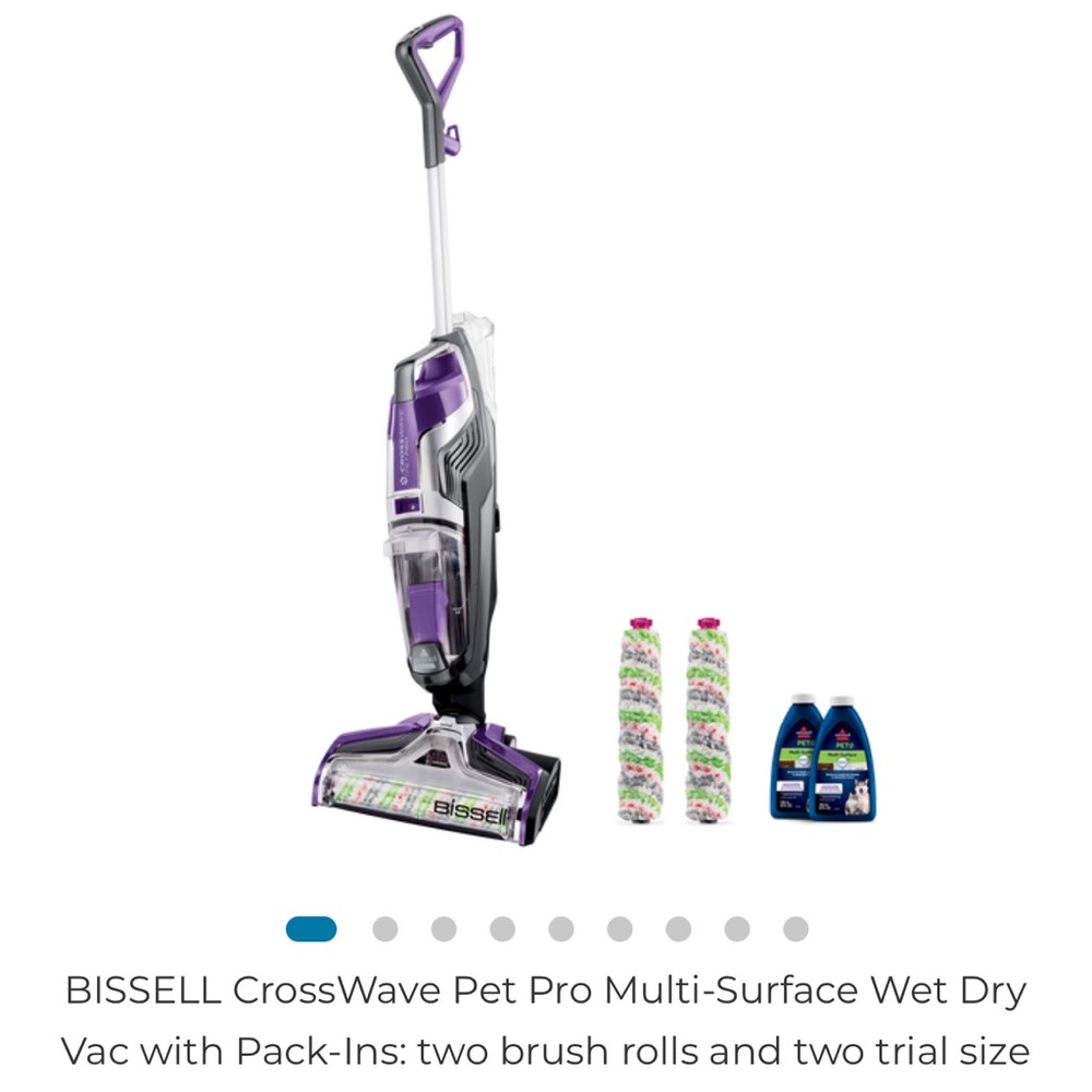 Bissell Crosswave Pet Pro Multi-Surface Wet Dry Vac